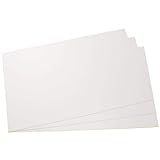 Placas de poliestireno placas PS placas blanco fuerte, rigido, duro plásticas para modelismo/manualidades en blanco, diferentes tamaños y cantidades, comprar 3 piezas, 297mm x 210mm x 1mm