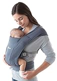 Ergobaby Embrace Mochila Portabebe Ergonomica Recién Nacidos, Extra Suave y Ultraligero (Oxford Blue)