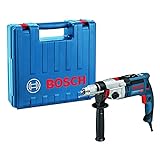 Bosch Professional GSB 21-2 RCT - Taladro percutor (1300 W, 2 velocidades, max perforación hormigón 22 mm, en maletín)