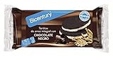 Bicentury Tortitas Nackis Arroz Integral con Chocolate Negro, Pack de 4 x 32.6g