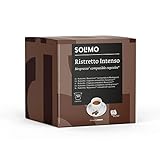 Marca Amazon - Solimo Cápsulas Ristretto Intenso, compatibles con Nespresso - 100 cápsulas (2 x 50)