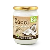 NATURACEREAL Aceite de Coco orgánico, puro y virgen PREMIUM 500ml | SABOR suave a coco | AROMA fresco y relajante | Cabello MÁS SUAVE Y MALEABLE |