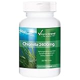 Clorela 400mg– 2400mg de dosis diaria – vegana – sin aditivos – 100% Chlorella Pyrenoidosa – 500 pastillas