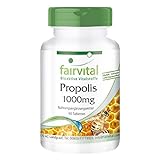 Propóleo 1000mg - Propolis - Dosis elevada - 3% de galangina - 90 Comprimidos - Calidad Alemana