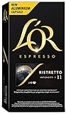 L'Or Espresso Café Ristretto Intensidad 11 - 10 cápsulas de aluminio compatibles con máquinas Nespresso