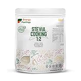 Energy Feelings Stevia Cooking | Eritritol Con Stevia En Polvo | Edulcorante Y Endulzante Natural | Sin Azúcar | Sin Gluten | Vegano | Edulcorante Para Cocinar, 1000 Gramo
