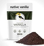 Polvo de vainas de vainilla - Vainilla cruda pura, sin edulcorar - Para cafés, repostería, helados y dieta cetogénica - 57 g