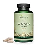 Cordyceps Vegavero 5000 mg | El Extracto Más Concentrado 10:1 | 40% Polisacáridos (Betaglucanos) | Reduce Cansancio y Fatiga | 120 Cápsulas | Hongos Medicinales