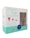 French Tendance Pharma'Cup - Copa menstrual plegable con caja de almacenamiento, tamaño 1
