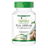 Xilitol 1000mg - VEGANO - Dosis elevada - 100 Comprimidos masticables - Suministro para 100 días - Calidad Alemana