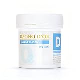 OZONO DOR. Pomada Desinfectante Natural de Ozono IP-1200 (100ml). Para heridas abiertas, úlceras, dermatitis, psoriasis, quemaduras, herpes, verrugas y hongos (fungicida). Eficaz en hemorroides