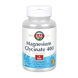 KAL | Magnesium Glycinate 400mg | Magnesio Glicinato | Sin Gluten | Apto Para Veganos | 90 Comprimidos