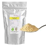 Lecitina de girasol pura en polvo E322 200g - No GMO - Ayuda a mejorar la memoria y la salud de la piel - Gran sustituto de la lecitina de soja para cocinar. Envase Doypack zip