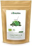 BIONUTRA Chlorella orgánica en tabletas 1000 x 250 mg, 100% puros y naturales, con residuos controlados, con membrana rota, cultivados y producidos según la norma EU-ÖKO, paquete de 250 g