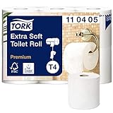 Tork 110405 - Pack de 7x6 rollos de papel higiénico x 153 hojas, 4 capas, color blanco