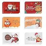 Tarjetas navideñas con sobres y pegatinas (juego de 24),tarjeta Feliz Navidad, tarjeta navideña,tarjetas de felicitación en blanco,tarjetas de felicitación para saludos navideños,amigos,clientes,niños