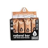 NATRULY Barritas Energéticas BIO Cacao Sin Azúcar Añadido, 100% Natural y Orgánicas, Sin Gluten, Vegana -Pack 12x40g