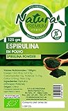 Natura Premium Espirulina En Polvo Bio - 125 gr ECOLOGICO