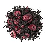 Aromas de Té - Té Negro Frutos Rojos - Con Té negro, Frambuesa, Arándano liofilizado y Aromas - Con Propiedades Antioxidantes - Diurético - Sabor Suave y Dulce - 50 gr.