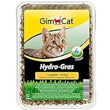 GimCat Hydro-Gras - Hierba fresca para gatos, de plantación controlada, en tan solo de 5 a 8 días - 1 bandeja (1 x 150 g)