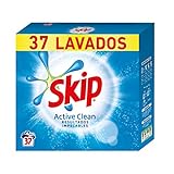 Skip Active Clean Detergente Polvo para Lavadora, 37 Lavados - 2220 gr