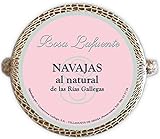 Navajas al Natural “Rosa Lafuente” (8 unidades) - De las Rías Gallegas - Producto del Mar 100% Natural y Artesanal
