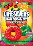 Original Five Flavors Hard Candy, Individually Wrapped, 6.25oz Bag, Sold as 1 Each