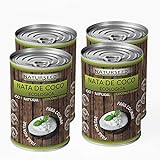 Naturseed - Nata de coco ecológica Original para cocinar, sin lactosa. Nata Vegetal (4X400ML)